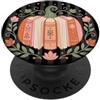 Autumn Reader Lettura autunnale per amanti dei libri di zucca PopSockets PopGrip Adesivo