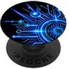 CPU Movie Geek Circuito di fantascienza CPU Quantum Chip Movie Geek PopSockets PopGrip Adesivo