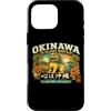 Visit the Shisa Factory Store Custodia per iPhone 16 Pro Max Okinawa Ryukyu Heritage Isola Shisa Giappone Kanji Souvenir