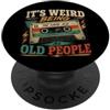 Being The Same Age As Old People by NLTS È strano avere la stessa età degli anziani su cassetta PopSockets PopGrip Adesivo