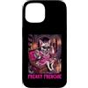 Halloween Glam Retro Vintage Comics Pop Custodia per iPhone 15 Freaky Frenchie Ciclope Zombie Bulldog Francese Spettrale Spaventoso