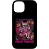 Halloween Glam Retro Vintage Comics Pop Custodia per iPhone 14 Freaky Frenchie Ciclope Zombie Bulldog Francese Spettrale Spaventoso
