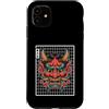Hannya Oni By Tokyo-Waves Custodia per iPhone 11 Maschera giapponese del diavolo Hannya Oni Maschera Yokai Oni