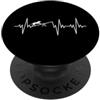 Funny dog trainer obedience dog training Agilità battito cardiaco ostacoli di addestramento del cane per cani PopSockets PopGrip Adesivo