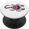 Traditional Tattoo Flash Art American Traditional Tattoo Cuore Scorpione Old School Flash PopSockets PopGrip Adesivo