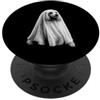 Halloween Poodle Dog Owner Ghost Dog Gif Barboncino Halloween amante dei cani spettrale barboncino fantasma spaventoso PopSockets PopGrip Adesivo