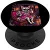 Halloween Glam Retro Vintage Comics Pop Frenchie Ciclope Zombie Bulldog Francese Spettrale Orrore Spaventoso PopSockets PopGrip Adesivo