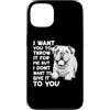 Regalo per il proprietario del cane, com Custodia per iPhone 13 Bulldog inglesi Abbigliamento da passeggio Bulldog per
