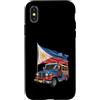 Philippines Flag Proud Filipino Philippi Custodia per iPhone X/XS Bandiera delle Filippine Orgoglioso Filippino Souvenir Filippine Jeepney