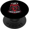 I Lift Like A Girl Watch The Weight Sollevo come una ragazza guarda il peso PopSockets PopGrip Adesivo