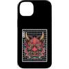 Hannya Oni Mask Aesthetic By TW Custodia per iPhone 14 Plus Maschera giapponese del diavolo Yokai del diavolo Hannya Giappone Oni