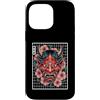 Japanese Aesthetic by Tokyo Waves Custodia per iPhone 14 Pro Max Maschera giapponese del diavolo Yokai del diavolo Hannya Giappone Oni