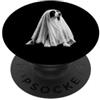 Halloween Border Collie Dog Owner Ghost Border Collie Halloween amante dei cani spettrale fantasma spaventoso PopSockets PopGrip Adesivo