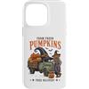 Vintage Halloween Farm Custodia per iPhone 14 Pro Max Farm Fresh Pumpkins Halloween Truck Scarecrow Witch Hat