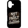 Giochi di parole e satire professionali Custodia per iPhone 17 Not My Fault I Wasn't Supervised Impiegato del caos