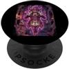 Halloween Glam Retro Vintage Comics Pop Freemason Ghost Devil Horns Massoneria Massonica Spettrale Spaventoso PopSockets PopGrip Adesivo