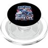 AK71Design Refrigerated Trucker Gear Carica fredda lunga strada Reefer Life Reefer Camion Refrigerato Driver PopSockets PopGrip per MagSafe
