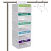 Generic Organizzatore settimanale per vestiti per bambini, 5 ripiani per vestiti | organizer per vestiti per le giornate scolastiche, per la camera dei bambini, aula, dormitorio studentesco, armadio per casa