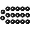 Tiardey 16 Pezzi Antiscivolo Cerniera Sedile WC raccordi 8 mm Gomma Cono Cerniera Sedile WC Raccordo in Gomma per sedili WC Allentati Diametro Esterno 25 mm