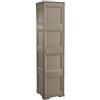 Tontarelli S.p.A. COLONNINA 4 Moduli Ante Lisce Mobile Contenitore, WENGÉ, 40x47x164 cm