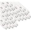 Jandei - Confezione da 30 tubi LED da 120 cm, 18 W, bianco freddo 6000 K, 2520 lumen, attacco standard T8 G13, sostituisce neon fluorescente da 36 W, starter LED incluso, collegamento 1 lato