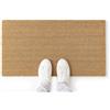 LUCA HOME - Zerbino ingresso casa 60 x 90 cm 14 mm - Zerbino Coco liscio con base antiscivolo - esterno e interno - facile da pulire - Resistente per casa, ufficio, terrazza e giardino