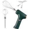 Oceanlend Sbattitore manuale, ricaricabile tramite USB, design 2 in 1 con frusta e frusta, per cuocere, torte e uova, burro, panna, latte, liquido d'uovo,Portatile Sbattitore Manuale Senza Fili,(tre ingranaggi)