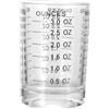 DEARMAMY Misurino di Vetro da 90ml Scala Graduata, Leggero e Resistente per Caffetterie e Hotel, Bicchiere Dosatore per Caffè e Bevande