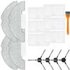 Micpointik Set di accessori per Cleanova per robot aspirapolvere W7 W11 W15 e Vexilar per robot aspirapolvere W7 W9 W11 W15 con 6 filtri HEPA, 4 panni per la pulizia, 4 spazzole laterali per pezzi di ricambio in