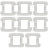 HUAREW 8 pezzi Ricambio Per Tamponi Di Pulizia per Ecovacs Winbot W1/W1 Pro/W2/W2 Omni robot per pulizia finestre, Lavabile Salviette Microfibra di Pulizia