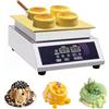 Generico Macchina per Souffle, Macchina Giapponese per Panini e Souffle, Macchina per Dorayaki in Rame, Frittateria Elettrica Commerciale, Macchina per Souffle, 60 a 240°C