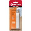 VELCRO Brand Velcro, nastro adesivo sottile e sottile per tessuti, 61 x 3/4 , bianco, morbido sulla pelle, ultra leggero, retro adesivo, non necessita di cuciture.
