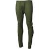 MFH pantaloni termici intimi da uomo, oliva level 1,