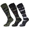 MFH Esercito calze invernali mimetiche lunghe confezione da 3 pezzi, camouflage,
