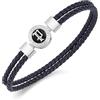 POLICE Infiniti Bracciale Uomo Pelle 185mm