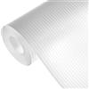 QWORK® Tappetino Antiscivolo Cucina, Rivestimento Cassetti, Tappetini Non-Adesivo EVA Rotolo, 60X500cm, Trasparente