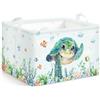 Clastyle Cesto Biancheria Sporca Animali Cesta Giochi Bambini Pieghevole | 21L Cestino Portaoggetti per Giocattoli Vestiti, Portabiancheria Salvaspazio Pieghevole, Scatola Porta Oggetti Piastra Base