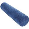 Yekuhe Cuscino Cilindrico Memory Foam Personalizzabile - Federa Rimovibile e Lavabile con Cerniera per Sostegno Cervicale(Blu navy,50x10cm)
