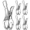 Generic Morsetti per piscina per copertura, clip per telo piscina Molletta da | 5 clip per tessuto ombreggiante, clip per sedia da spiaggia, con presa forte, per asciugamani d
