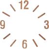 OSALADI Orologio Digitale Numeri Orologio Arabo 3D Fai da Te Orologio da Parete Numeri Set di Sostituzione Numeri Orologi in Legno Per Fai Da Te Orologio da Parete Orologi da Parete Digitale