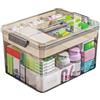 SagTuol Medicine Box, Cassetta Medicinali, Scatolas Medicine, portas medicinali,Scatola Portas Farmaci, 2 livelli scatola porta farmaci, organizer per medicinali, per la casa, all'aper