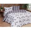 Daunex Parure Copripiumino Matrimoniale Infinity Bassotti/Scottish cm. 255 x 200 (Grigio)