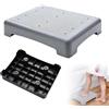 BJHYIZ Pedana per interni ed esterni, 44 x 34 x 9,5 cm, portatile One Step fino a 200 kg, supporto per la doccia, antiscivolo, mezzo gradino per le scale, per anziani, doccia, auto, esterno (grigio)