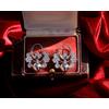 Boucles d'Oreilles Dormeuses Argento Creola Floreale Foglia Vintage Style SB63