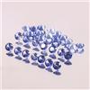 Naturale Blu Pastello Montana Zaffiro Rotondo Gemma Taglio Diamante Lot 2x2 MM-5