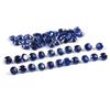 Naturale Ceylon Zaffiro Blu Loose Rotondo Taglio Diamante Gemma Lotto 2x2 MM - 5