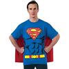 Rubie's RUBIES, Maglietta superman con attaccato mantello (taglia media)