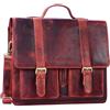 STILORD Marius Borsa in pelle da Insegnante Grande XL Professore Portadocumenti a tracolla per l'Ufficio Lavoro A4 raccoglitori in cuoio Uomo Donna Colore:nero