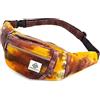 Freakmandu Collections Freakmandu - Marsupio unisex in canapa - Fanny Packs, marsupio per tracolla, borse da anca fatte a mano per escursionismo, corsa, jogging, uomini e donne
