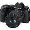 Fujifilm Fotocamera mirrorless 26,1Mpx APS C X S20 Kit 16 50mm F2.8 4.8 R LM WR Black